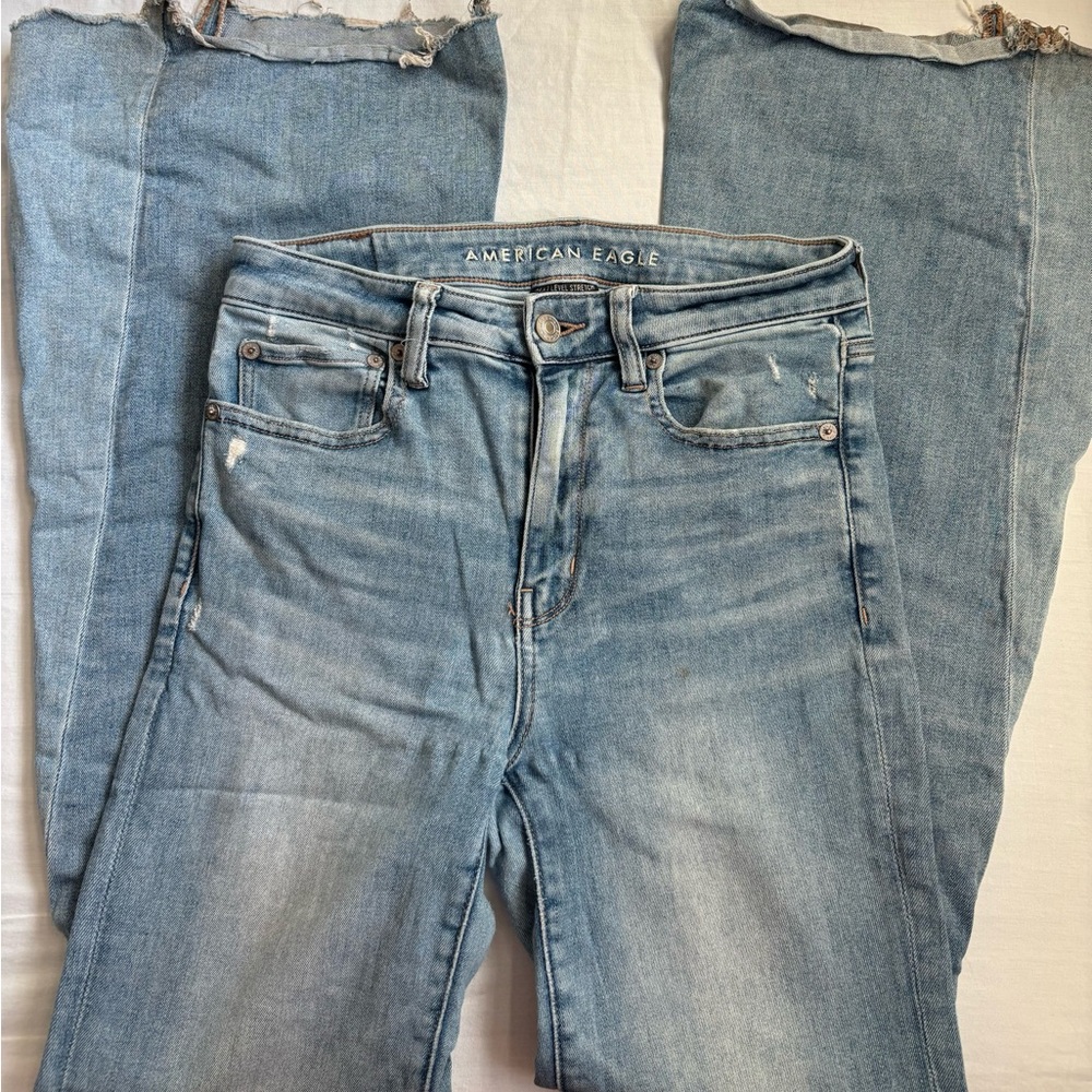 American Eagle Outfitters Women's Denim Straight Leg Jeans